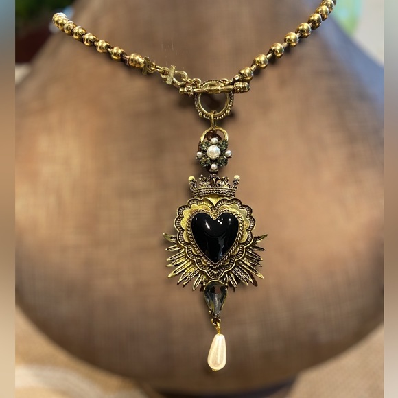 Free PeopleNWOT Bronze Heart Charm Pendant Necklace - Picture 2 of 10